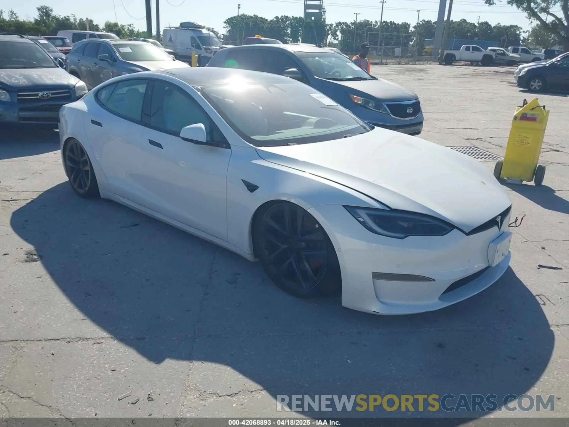 1 fotografías del automóvil dañado 5YJSA1E57PF501270 TESLA MODEL S 2023
