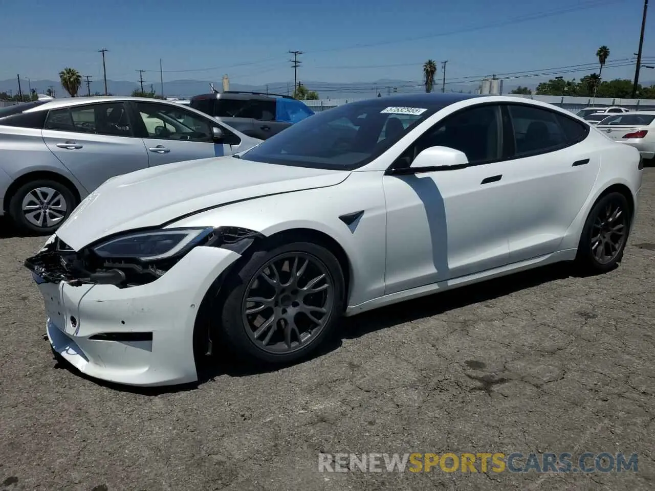 1 fotografías del automóvil dañado 5YJSA1E58PF500032 TESLA MODEL S 2023