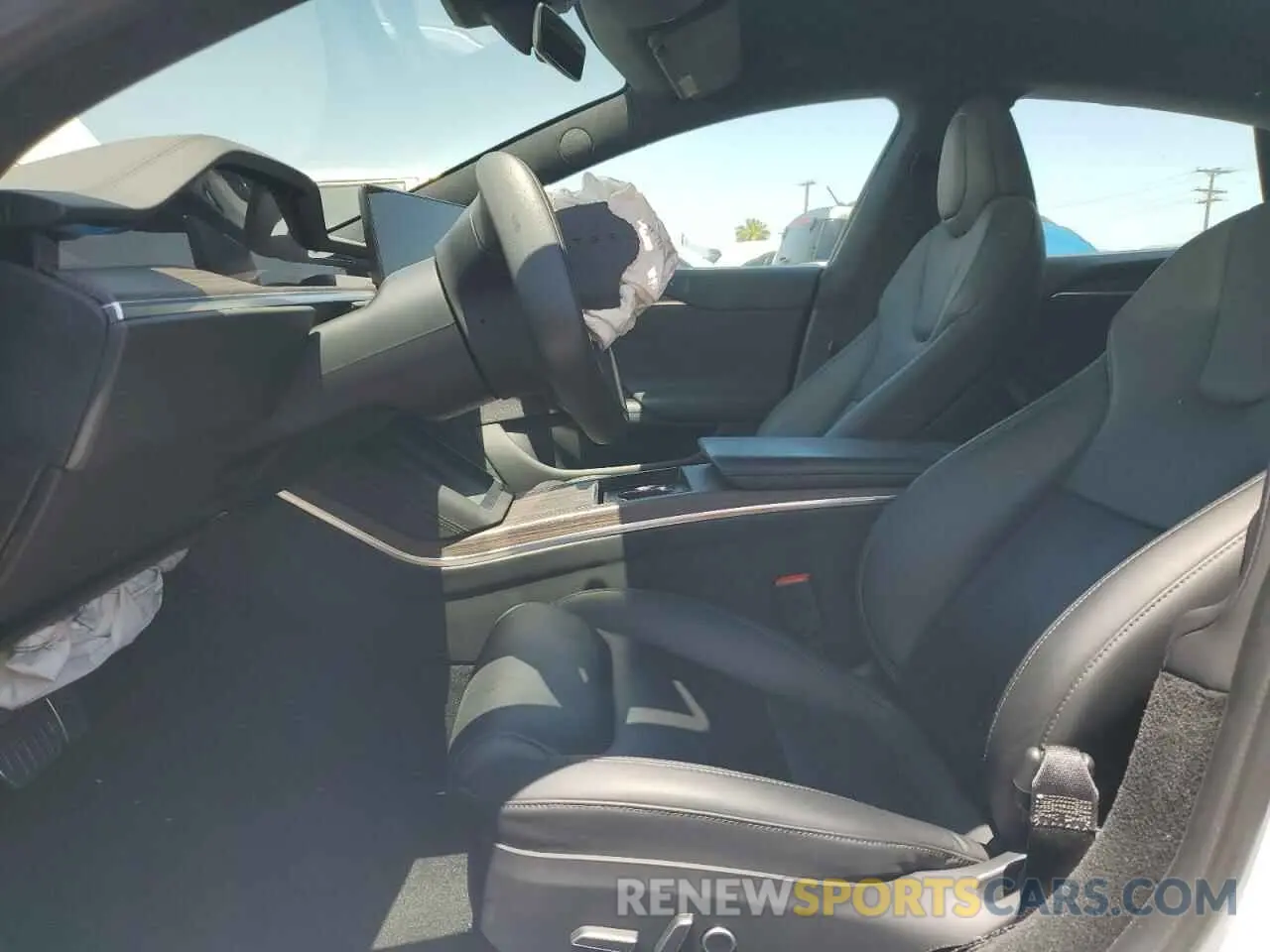 7 fotografías del automóvil dañado 5YJSA1E58PF500032 TESLA MODEL S 2023