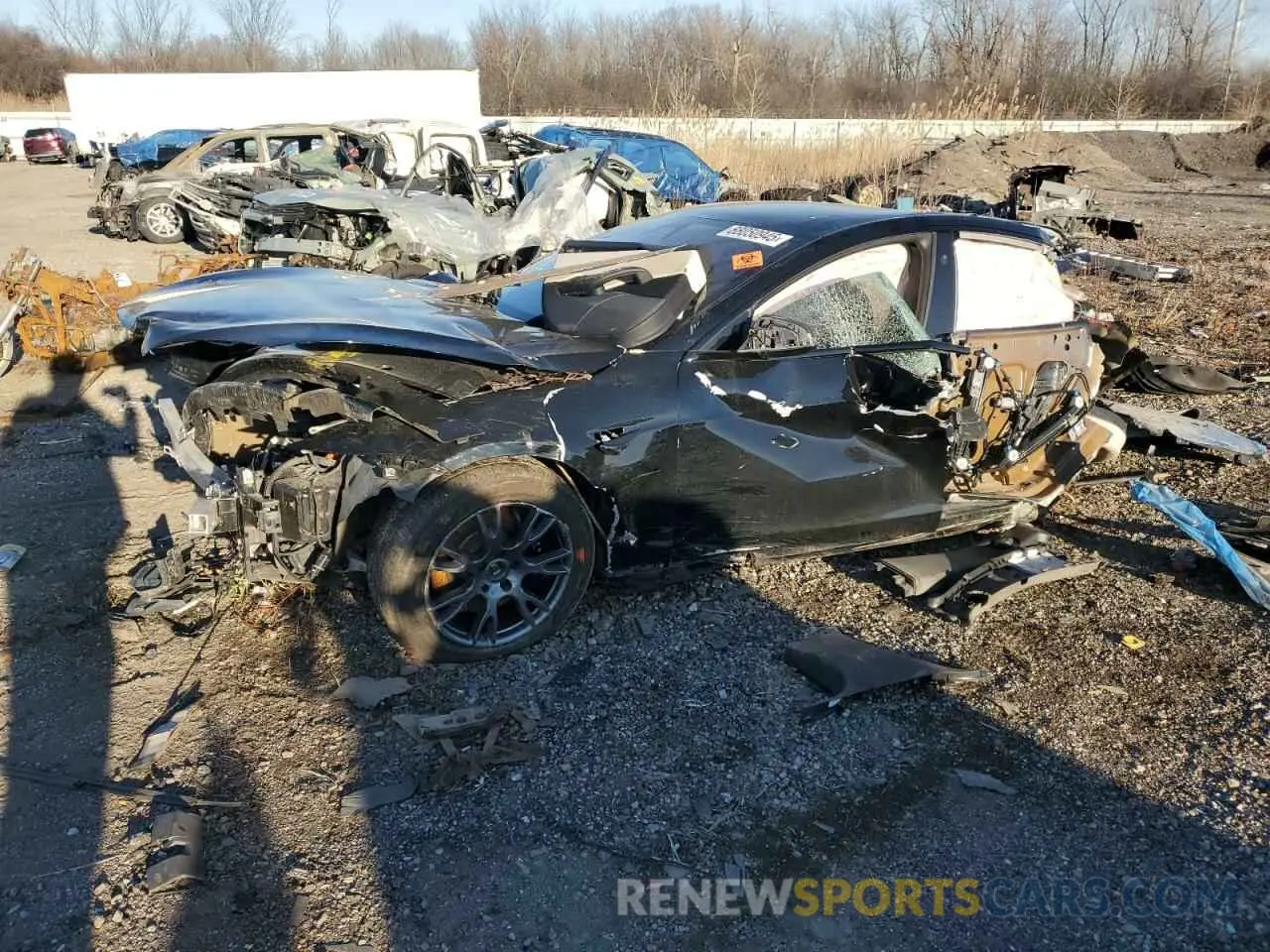 1 fotografías del automóvil dañado 5YJSA1E58PF500306 TESLA MODEL S 2023