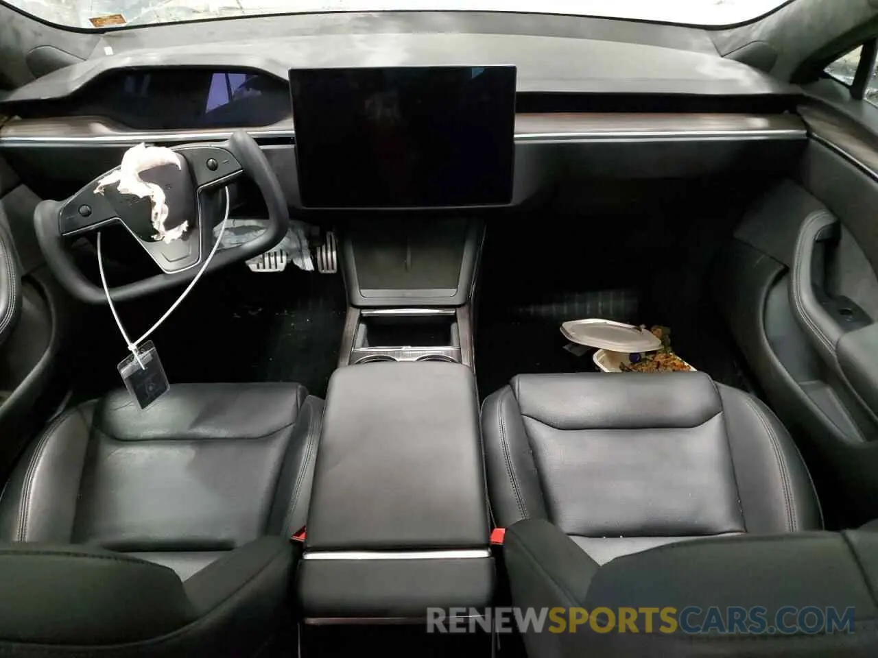 8 fotografías del automóvil dañado 5YJSA1E58PF519857 TESLA MODEL S 2023