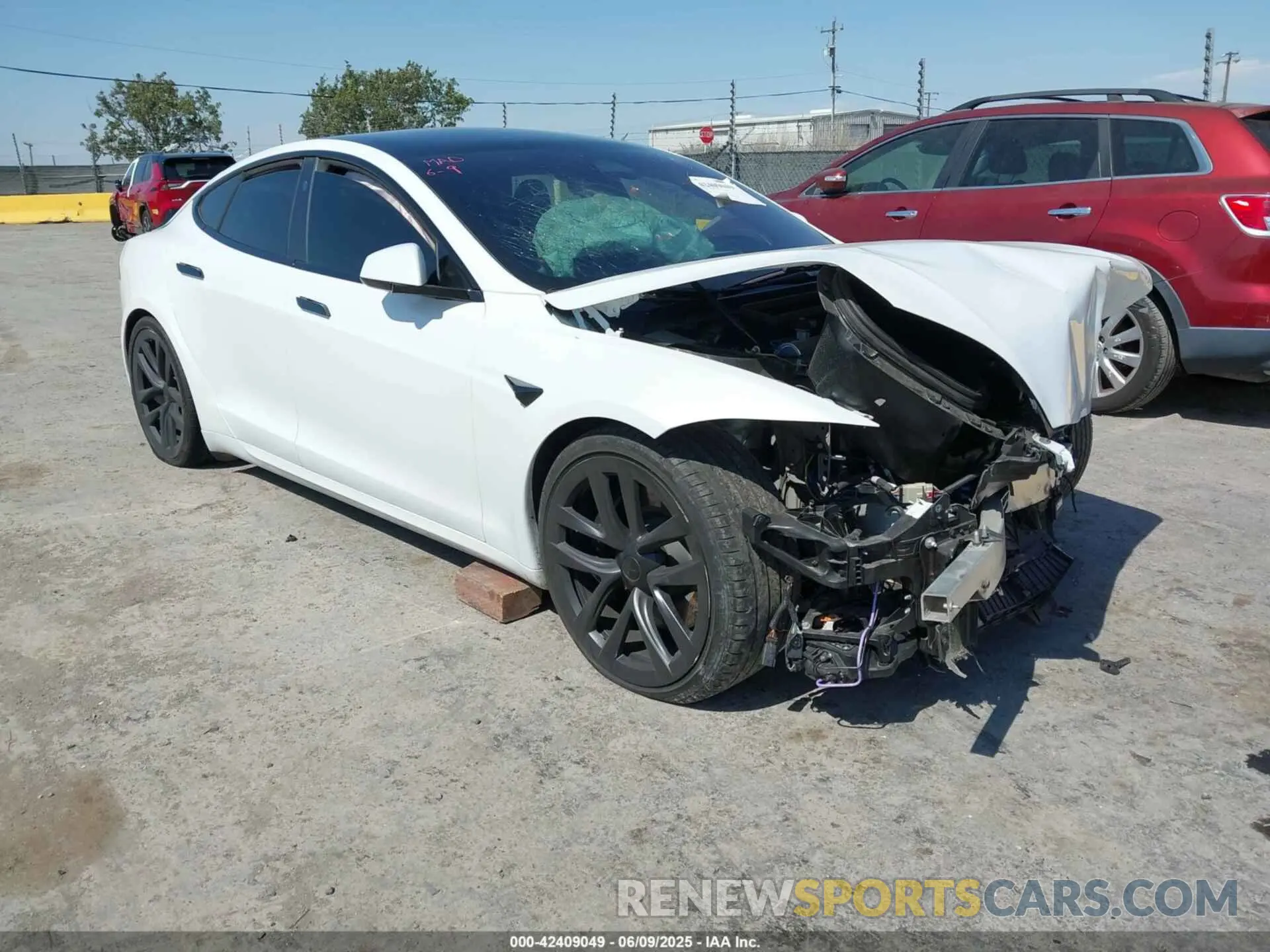 1 fotografías del automóvil dañado 5YJSA1E59PF500816 TESLA MODEL S 2023