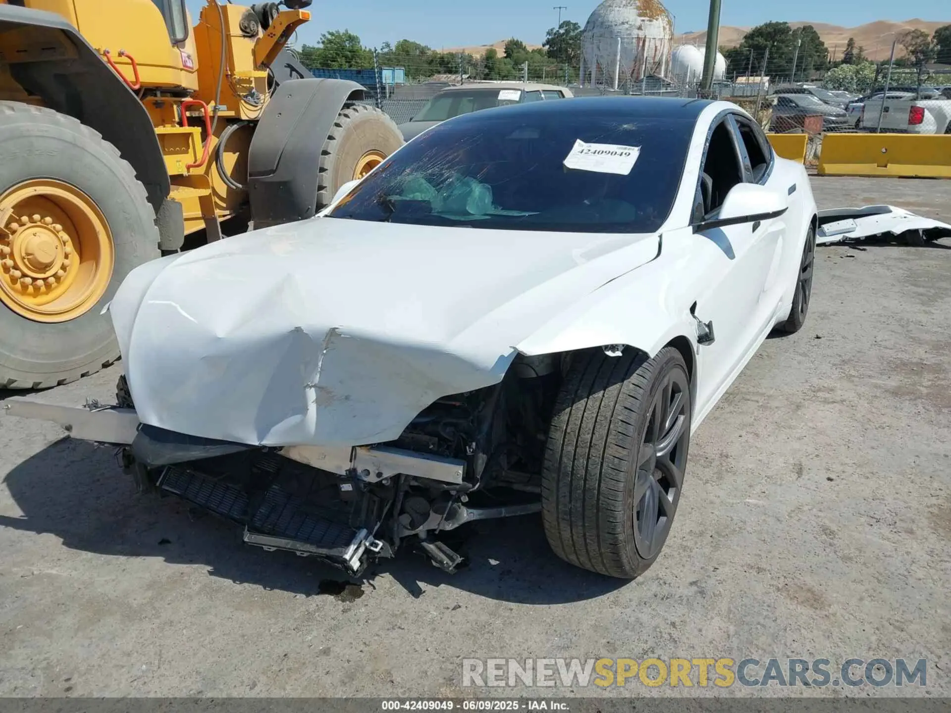 6 fotografías del automóvil dañado 5YJSA1E59PF500816 TESLA MODEL S 2023