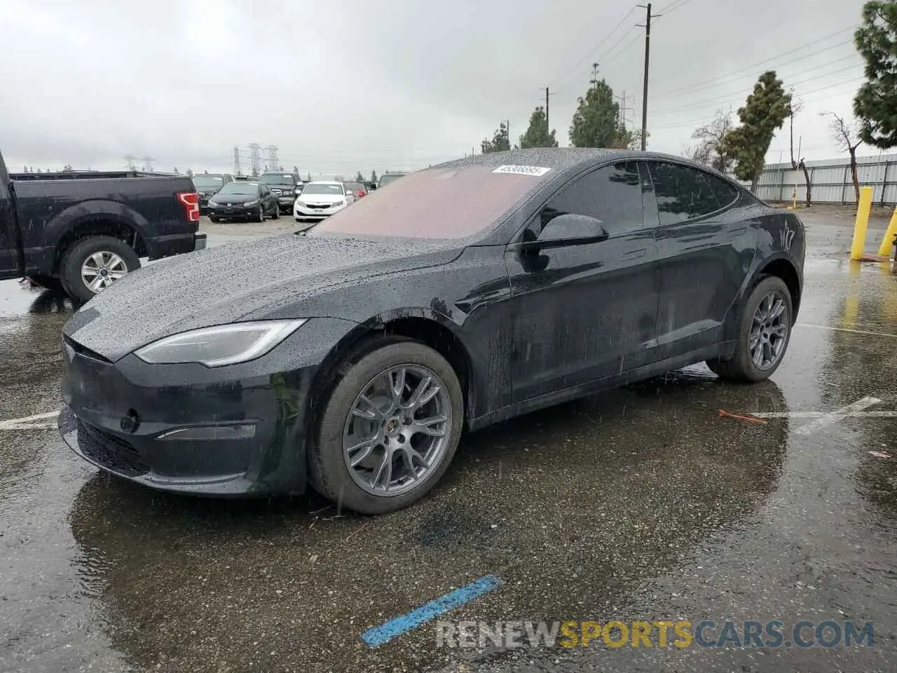 1 fotografías del automóvil dañado 5YJSA1E59PF514540 TESLA MODEL S 2023
