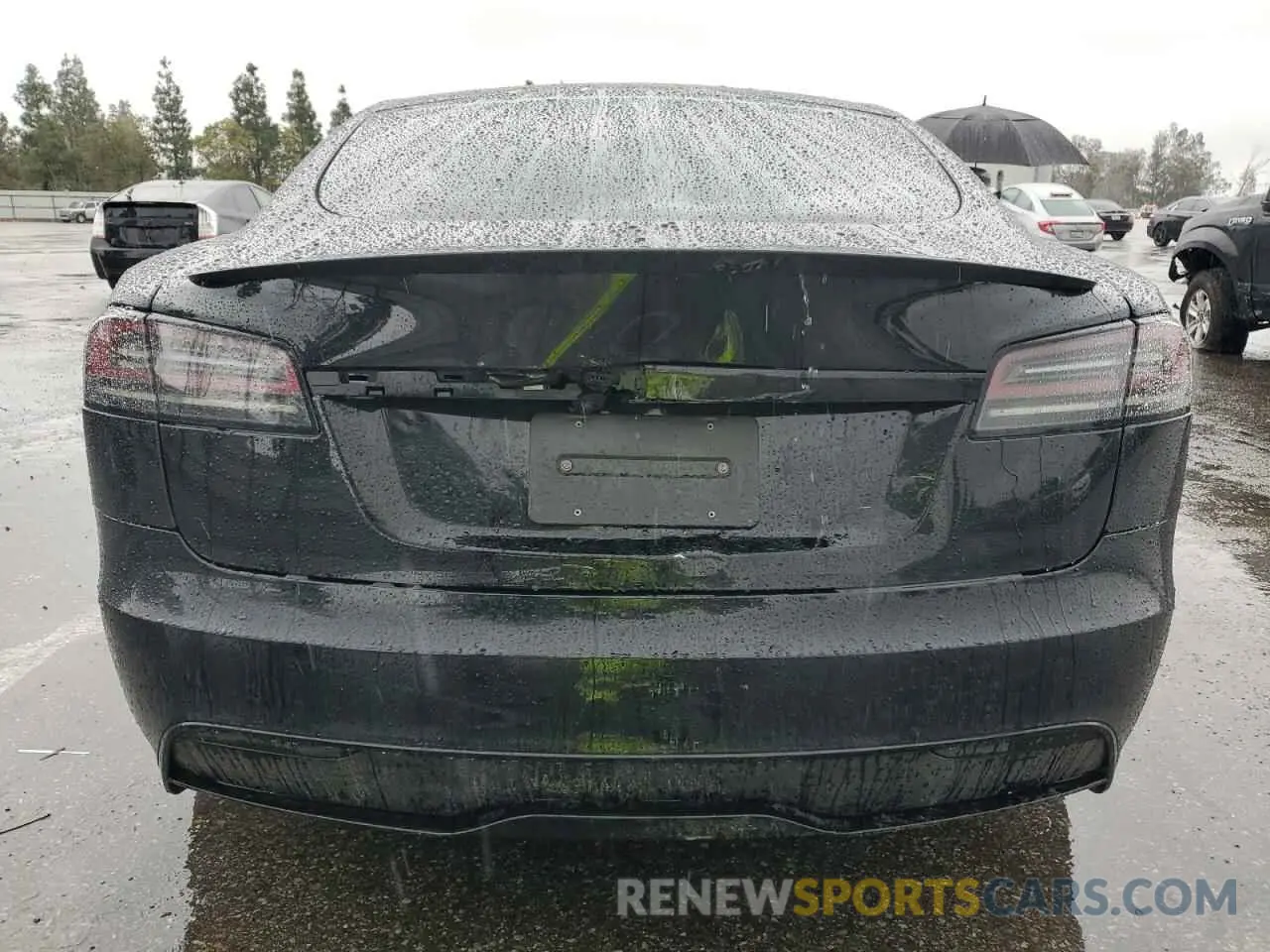 6 fotografías del automóvil dañado 5YJSA1E59PF514540 TESLA MODEL S 2023