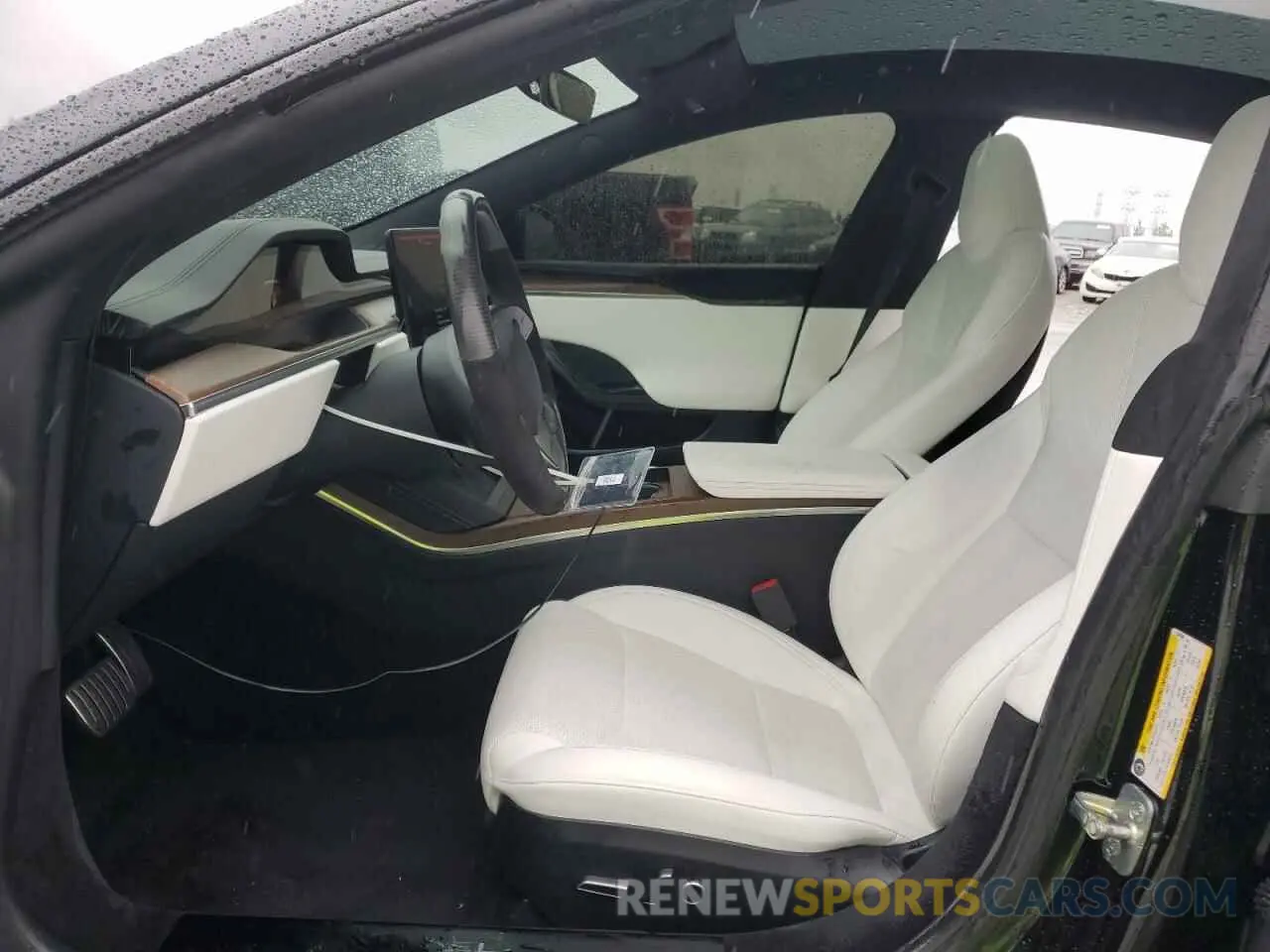 7 fotografías del automóvil dañado 5YJSA1E59PF514540 TESLA MODEL S 2023