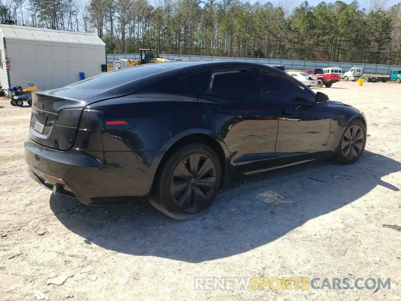 3 fotografías del automóvil dañado 5YJSA1E59PF526333 TESLA MODEL S 2023