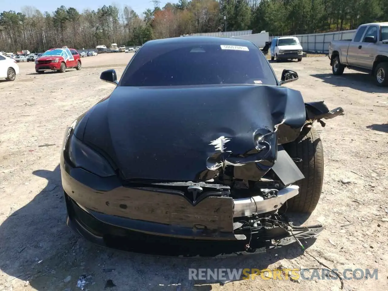 5 fotografías del automóvil dañado 5YJSA1E59PF526333 TESLA MODEL S 2023