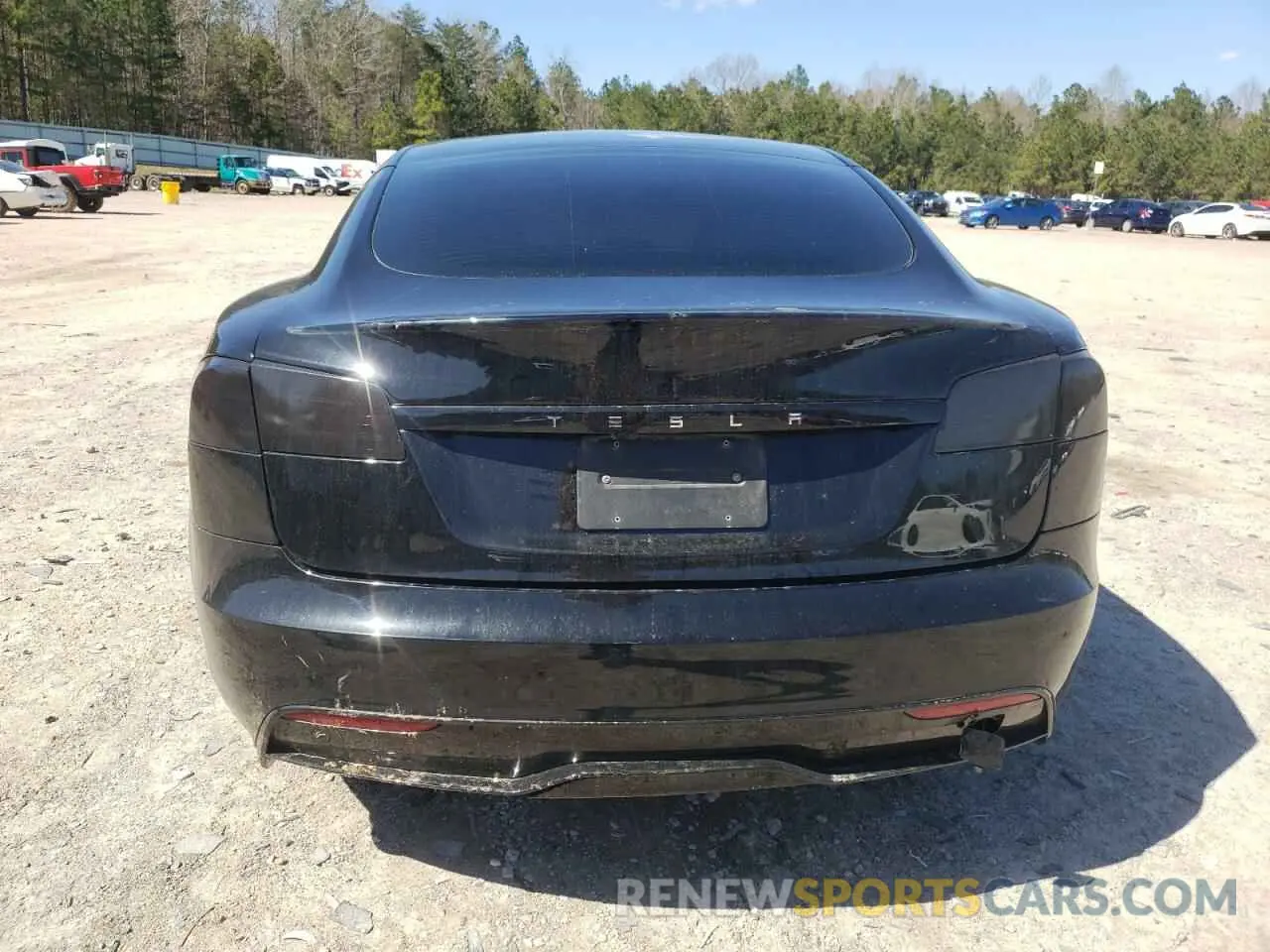 6 fotografías del automóvil dañado 5YJSA1E59PF526333 TESLA MODEL S 2023