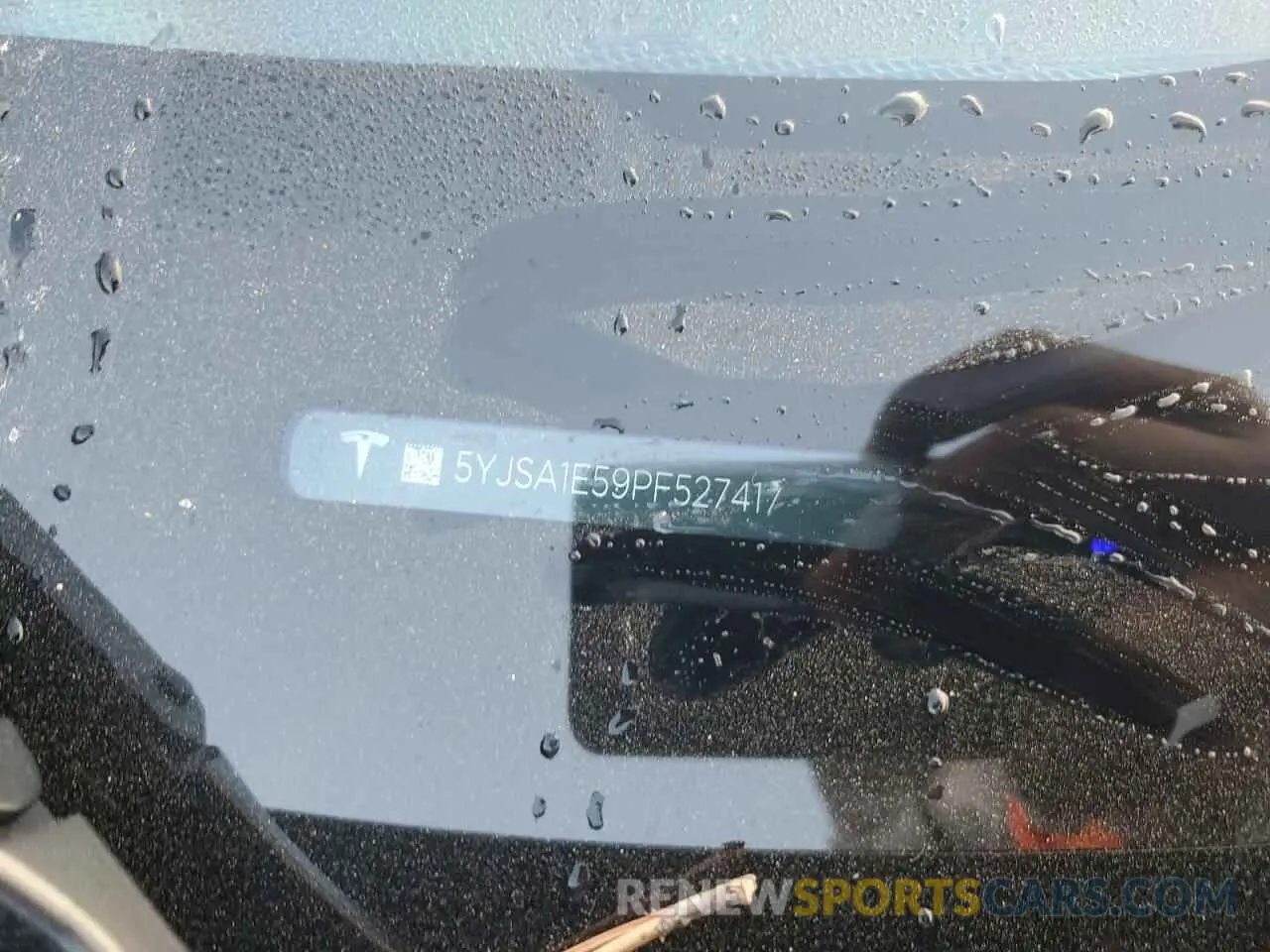 12 fotografías del automóvil dañado 5YJSA1E59PF527417 TESLA MODEL S 2023