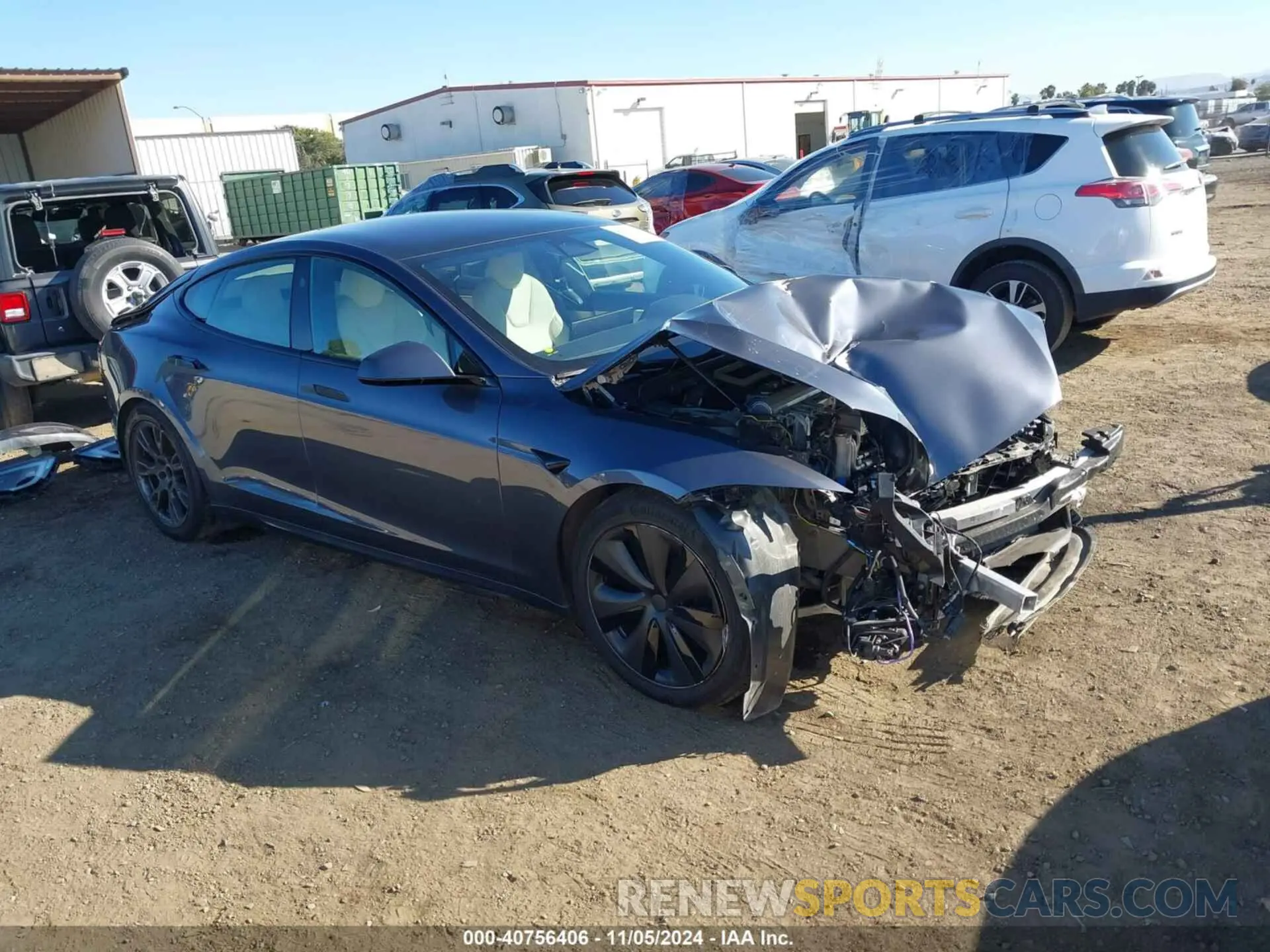 1 fotografías del automóvil dañado 5YJSA1E5XPF500341 TESLA MODEL S 2023