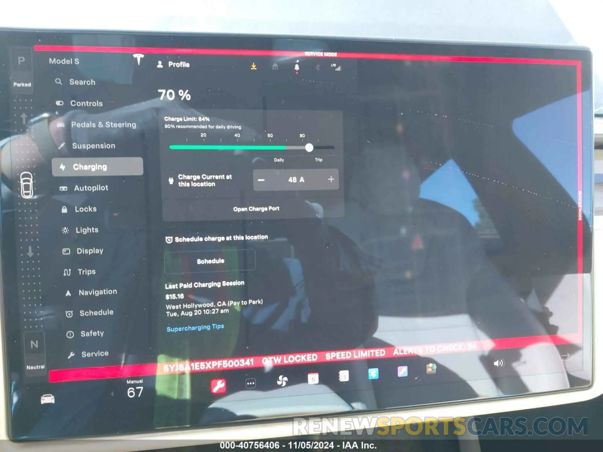 18 fotografías del automóvil dañado 5YJSA1E5XPF500341 TESLA MODEL S 2023