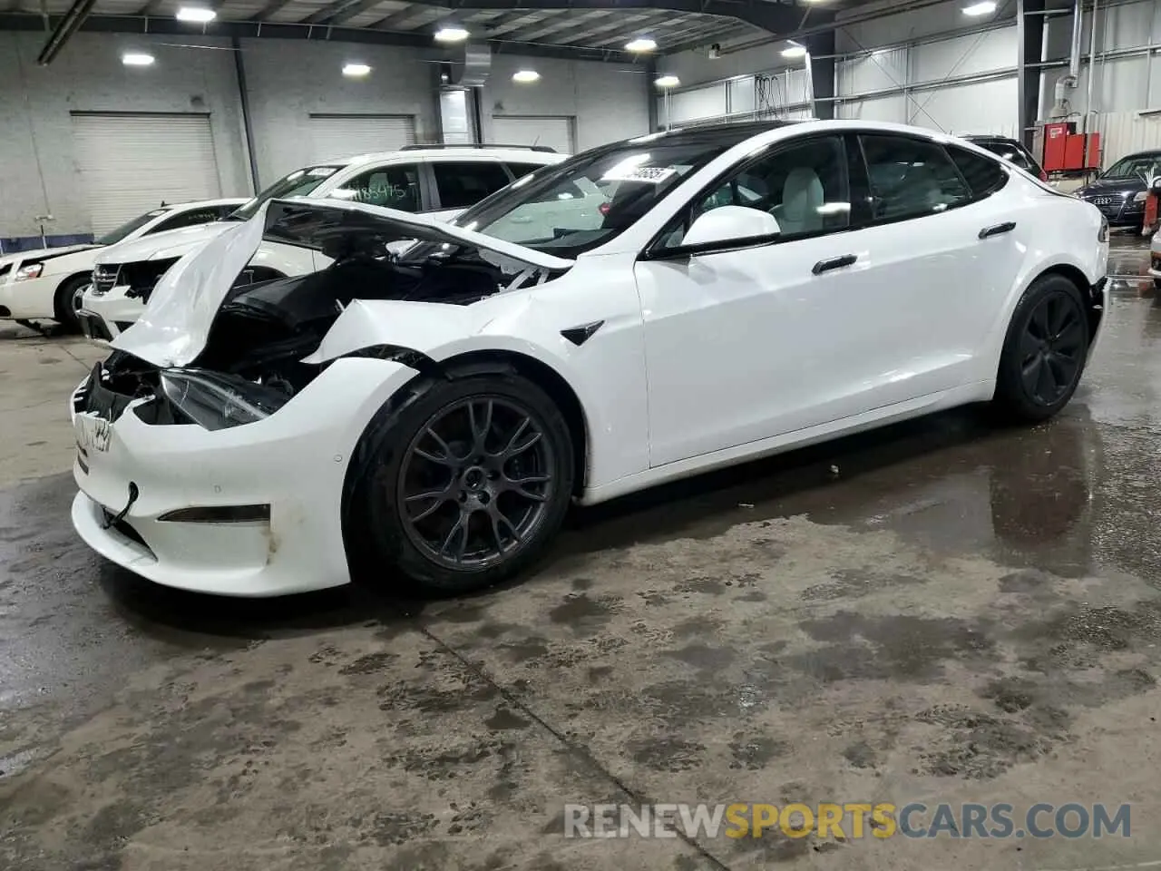 1 fotografías del automóvil dañado 5YJSA1E5XPF500758 TESLA MODEL S 2023