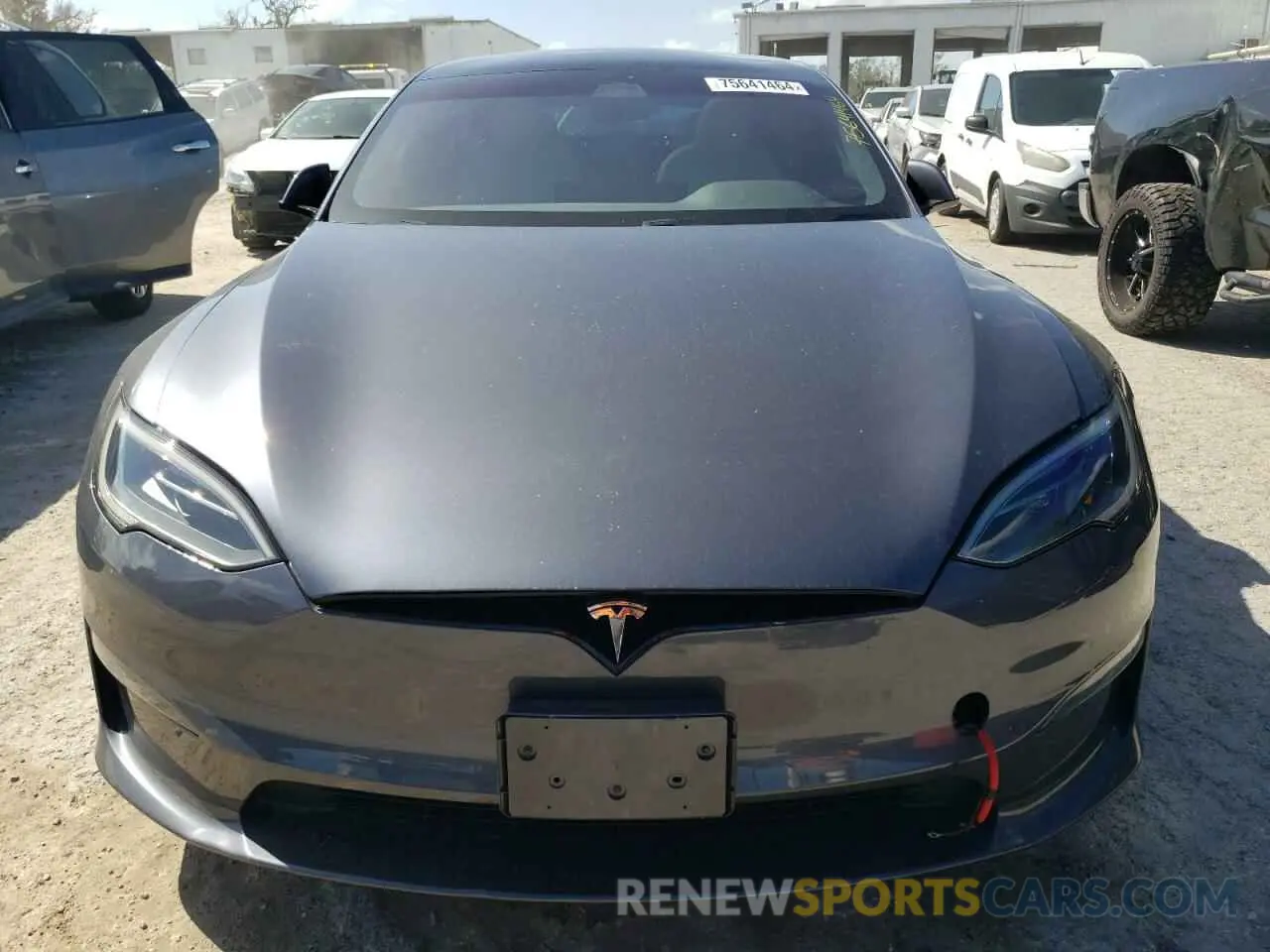 5 fotografías del automóvil dañado 5YJSA1E5XPF512330 TESLA MODEL S 2023