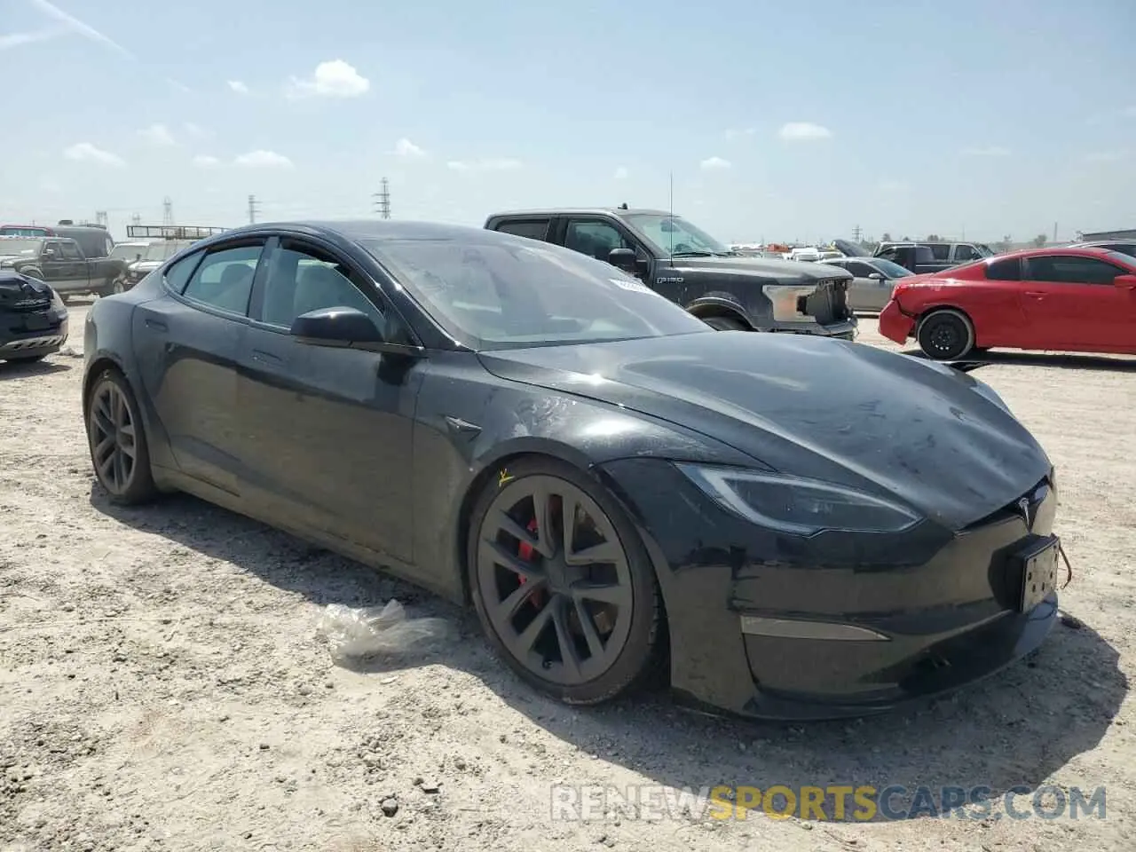 4 fotografías del automóvil dañado 5YJSA1E62PF511875 TESLA MODEL S 2023