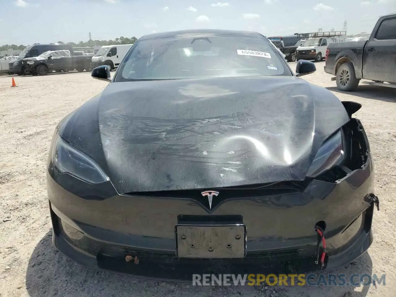 5 fotografías del automóvil dañado 5YJSA1E62PF511875 TESLA MODEL S 2023