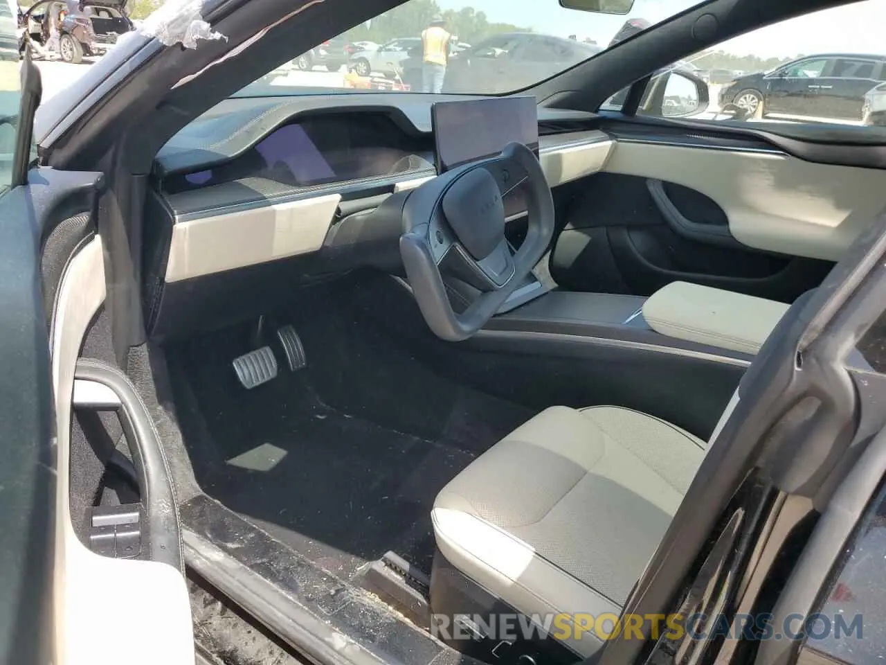 8 fotografías del automóvil dañado 5YJSA1E62PF511875 TESLA MODEL S 2023