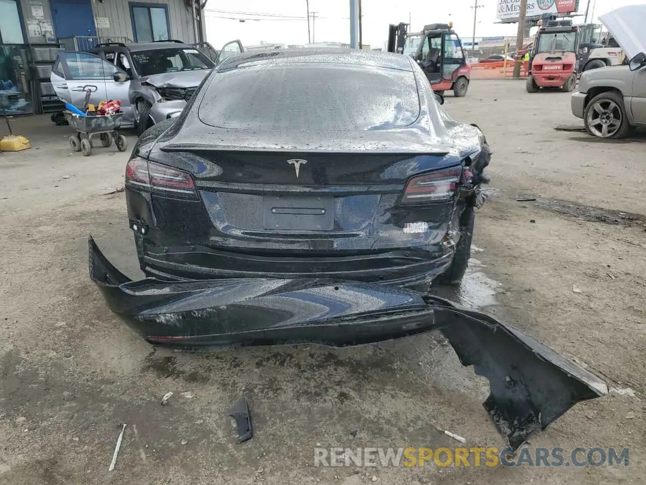 6 fotografías del automóvil dañado 5YJSA1E63PF498778 TESLA MODEL S 2023