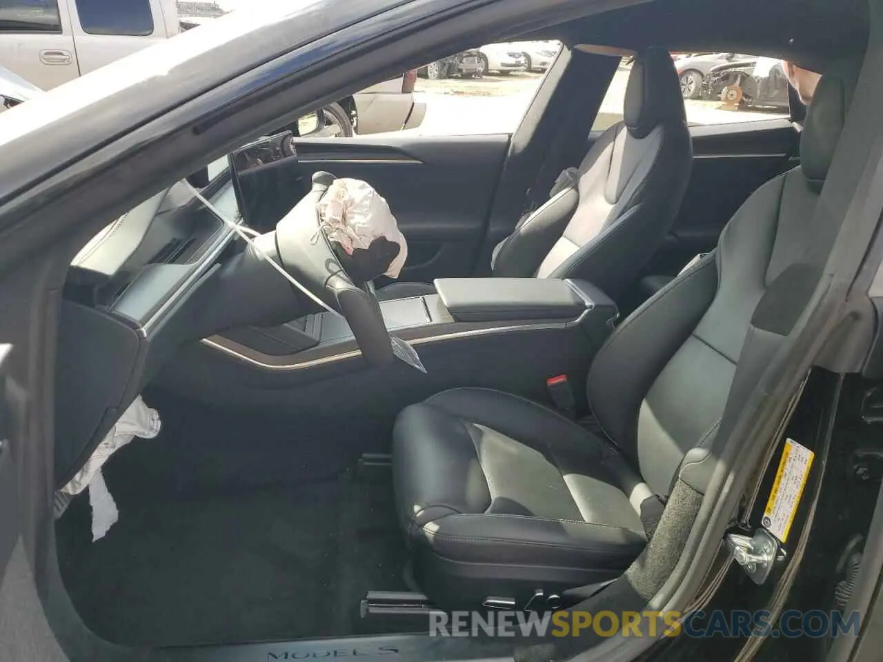7 fotografías del automóvil dañado 5YJSA1E63PF498778 TESLA MODEL S 2023