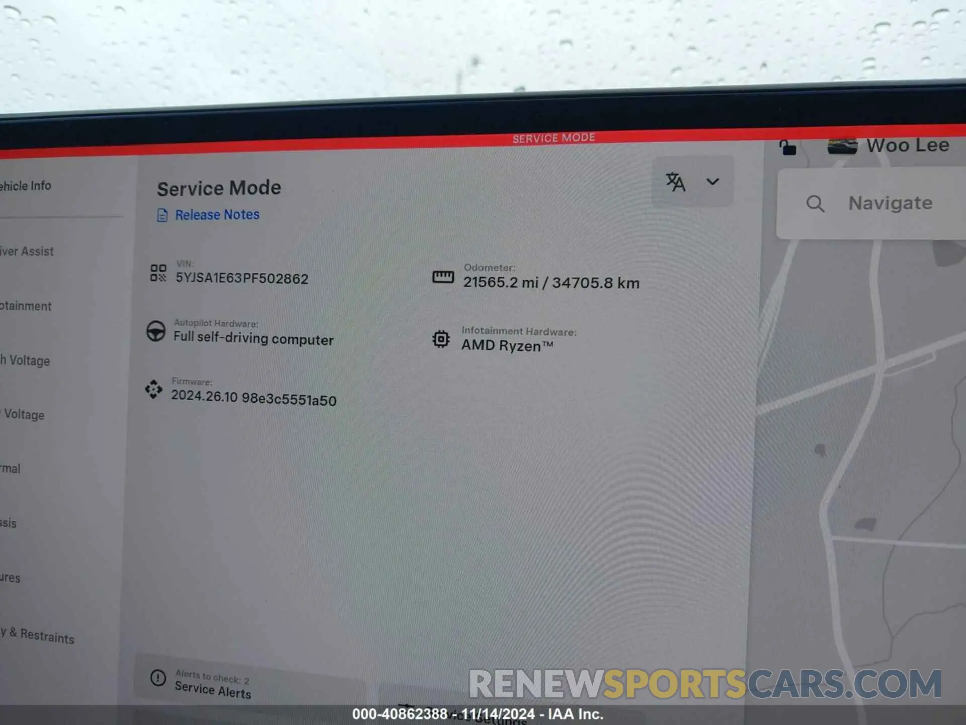 7 fotografías del automóvil dañado 5YJSA1E63PF502862 TESLA MODEL S 2023