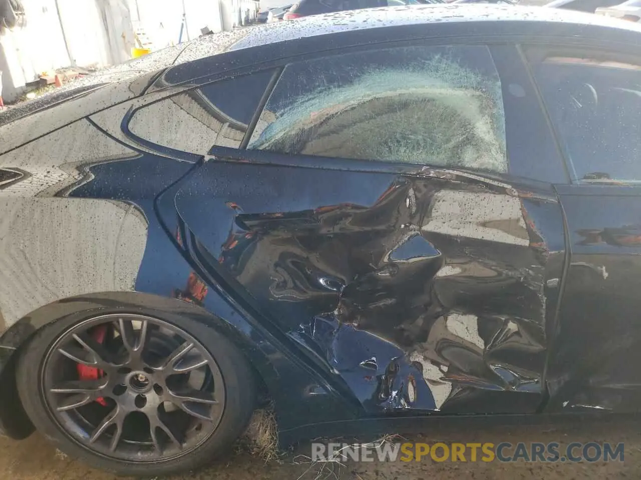 10 fotografías del automóvil dañado 5YJSA1E63PF524294 TESLA MODEL S 2023