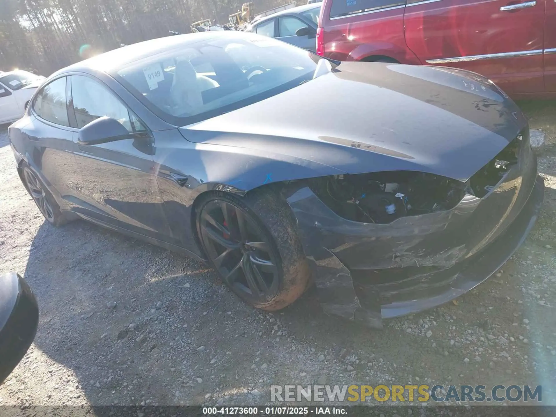 1 fotografías del automóvil dañado 5YJSA1E64PF511263 TESLA MODEL S 2023