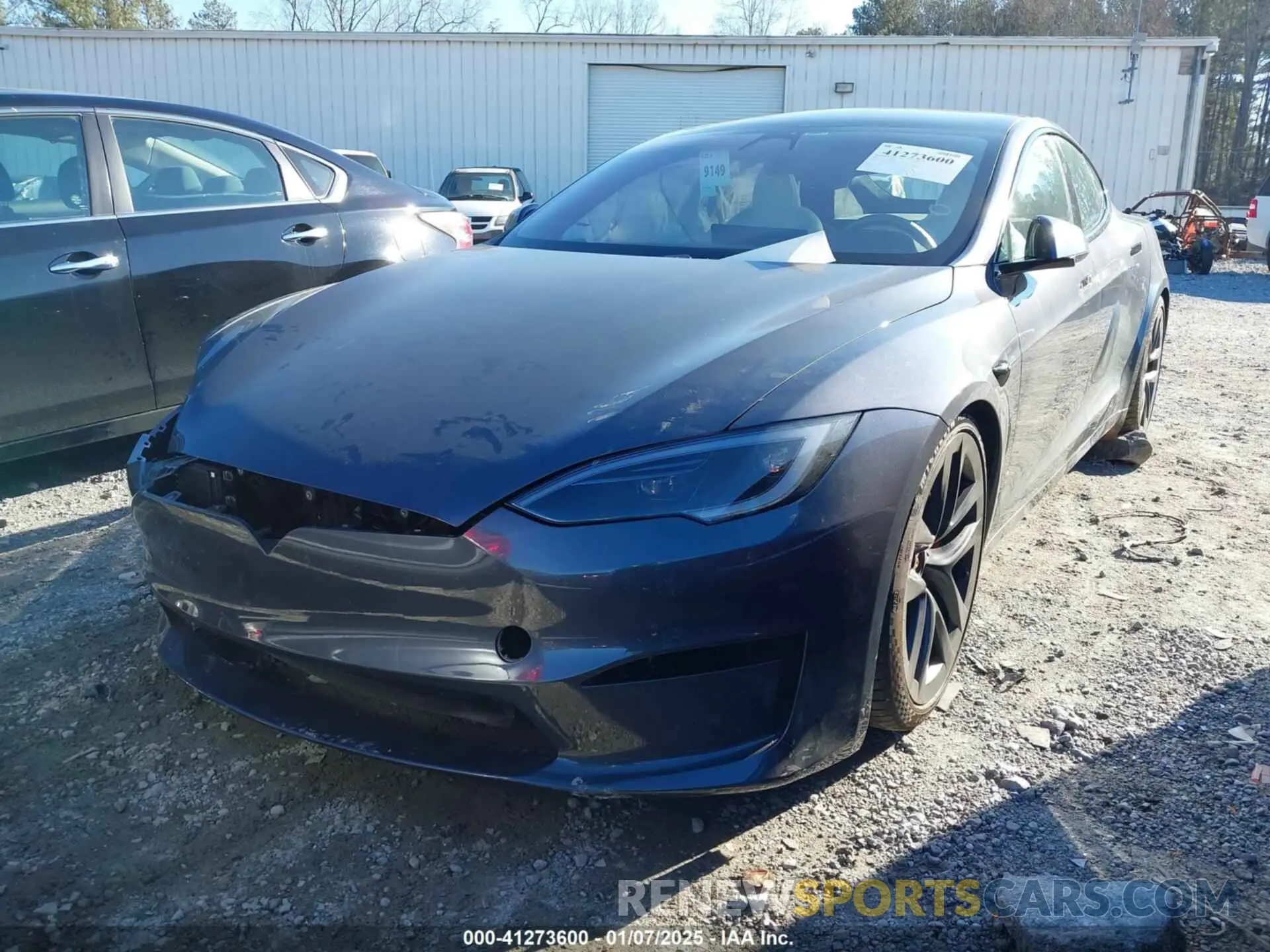 13 fotografías del automóvil dañado 5YJSA1E64PF511263 TESLA MODEL S 2023