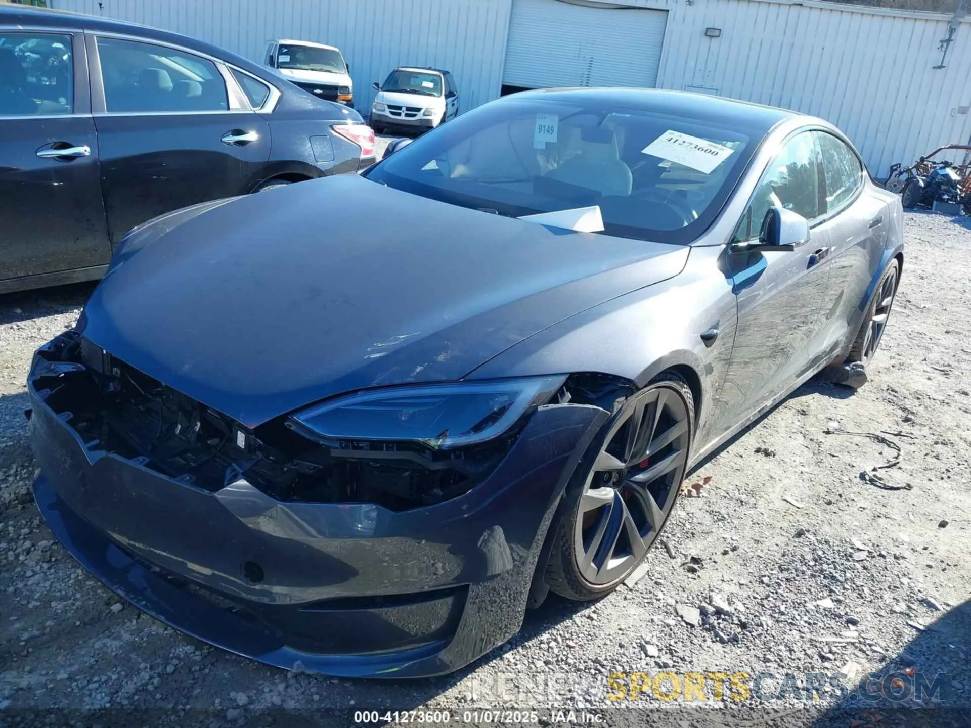 15 fotografías del automóvil dañado 5YJSA1E64PF511263 TESLA MODEL S 2023