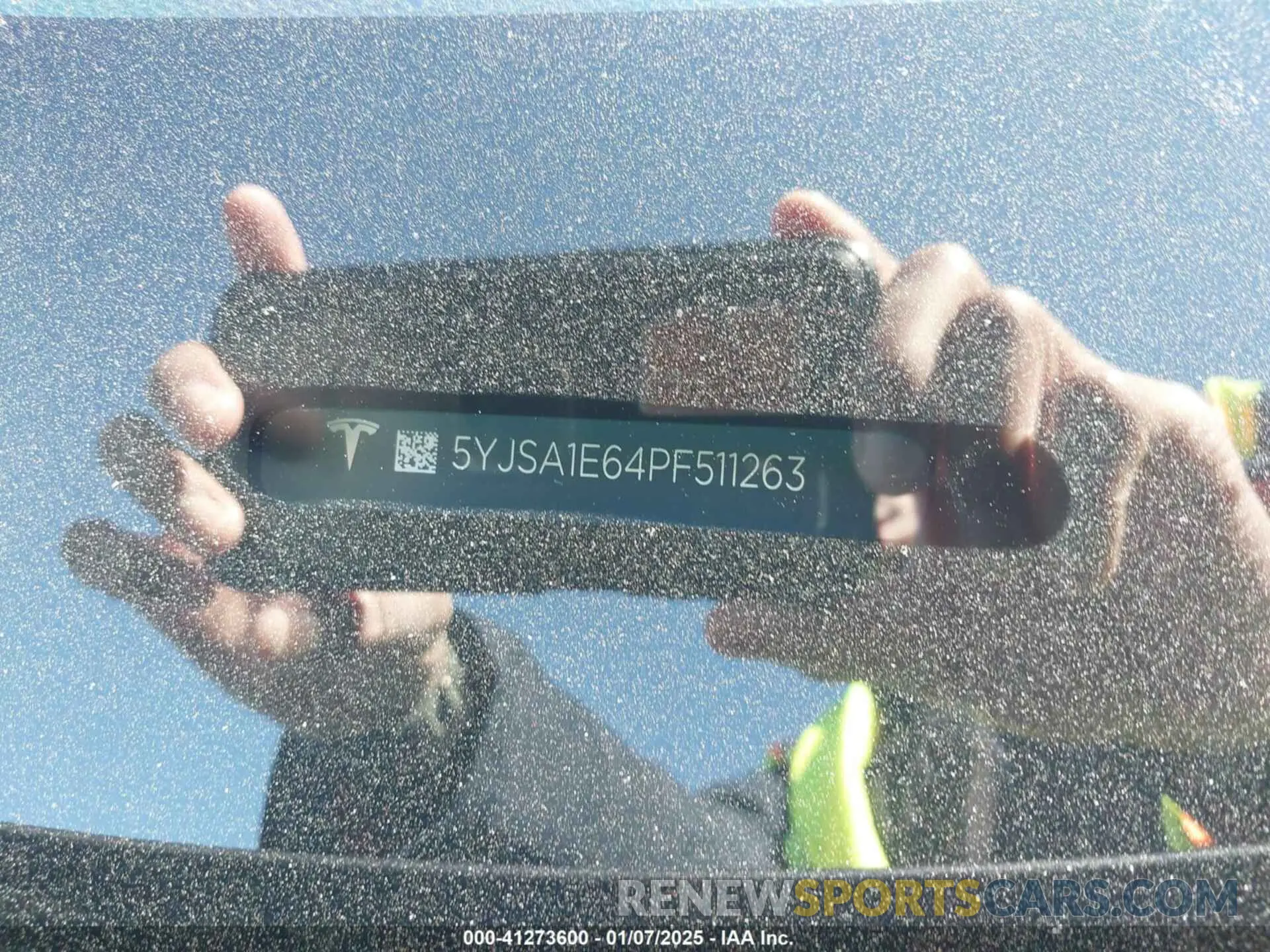 9 fotografías del automóvil dañado 5YJSA1E64PF511263 TESLA MODEL S 2023