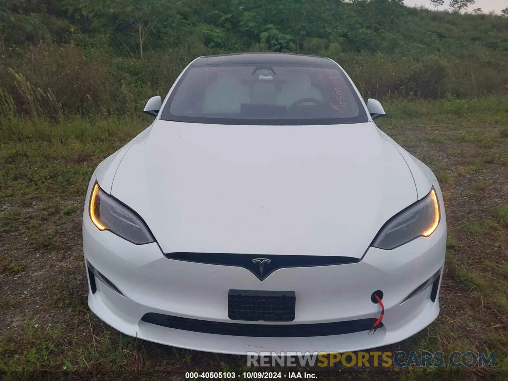 12 fotografías del automóvil dañado 5YJSA1E65PF528105 TESLA MODEL S 2023