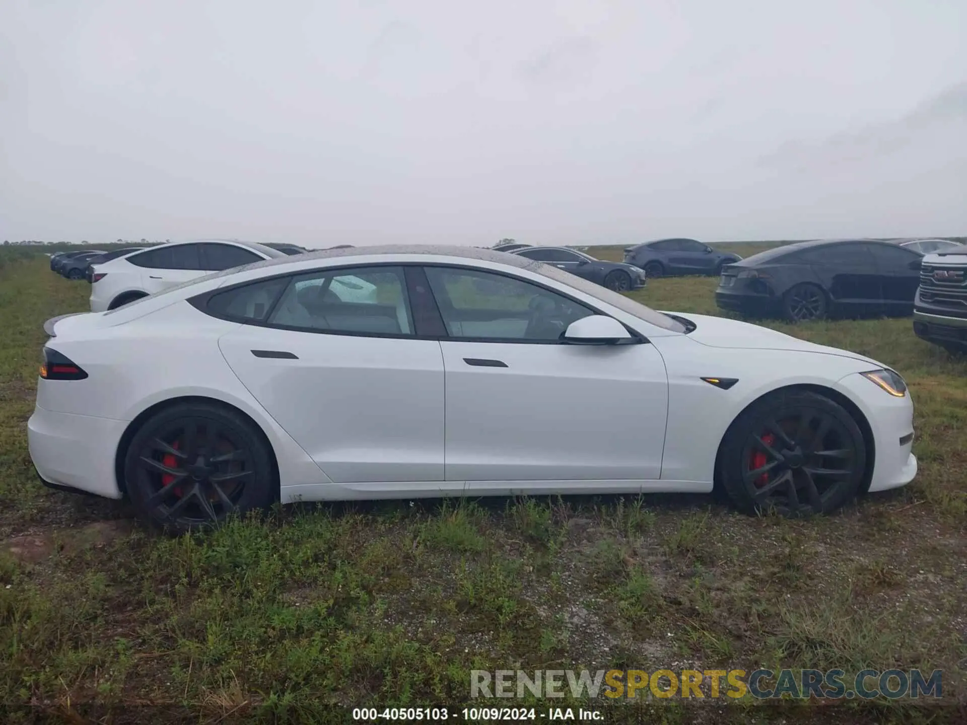 13 fotografías del automóvil dañado 5YJSA1E65PF528105 TESLA MODEL S 2023