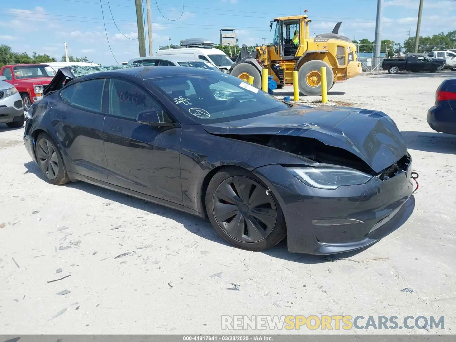 1 fotografías del automóvil dañado 5YJSA1E66PF528906 TESLA MODEL S 2023