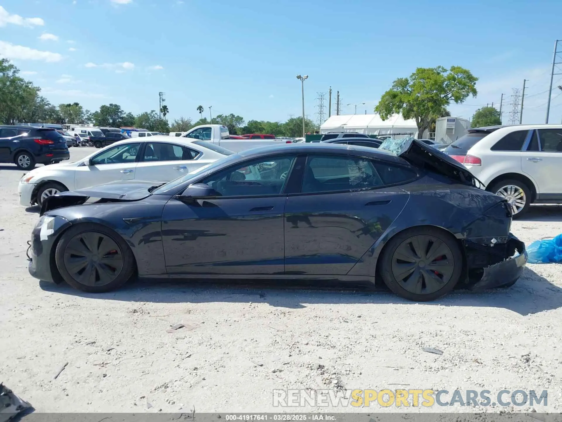 13 fotografías del automóvil dañado 5YJSA1E66PF528906 TESLA MODEL S 2023