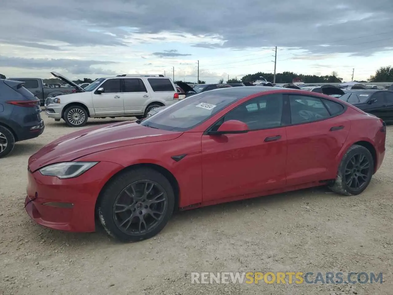 1 fotografías del automóvil dañado 5YJSA1E67PF499058 TESLA MODEL S 2023