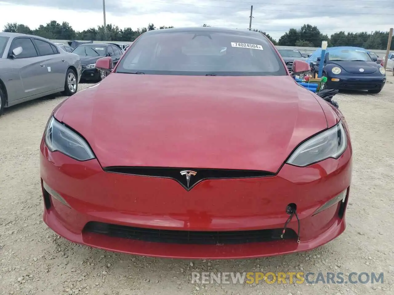 5 fotografías del automóvil dañado 5YJSA1E67PF499058 TESLA MODEL S 2023