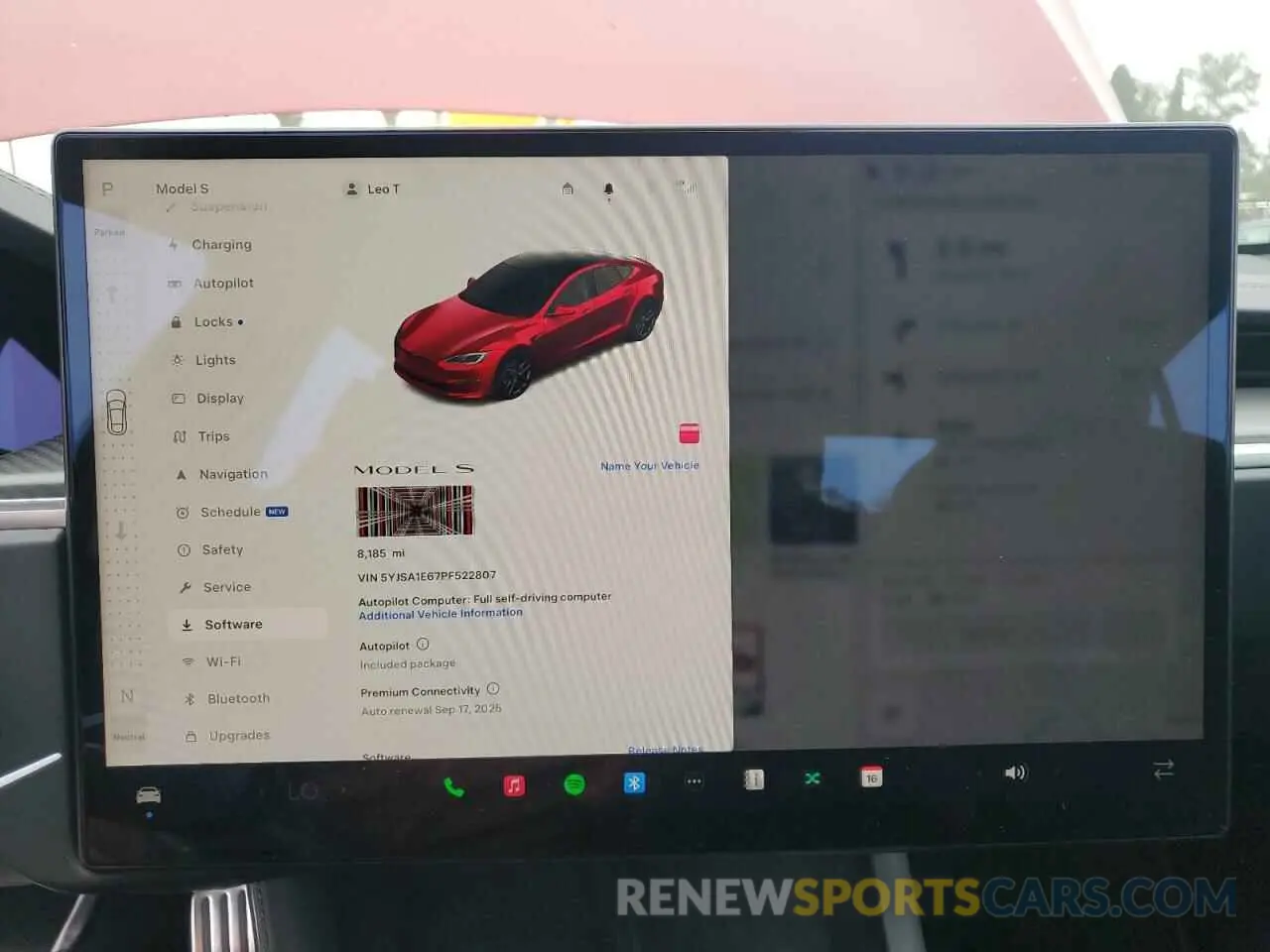 9 fotografías del automóvil dañado 5YJSA1E67PF522807 TESLA MODEL S 2023