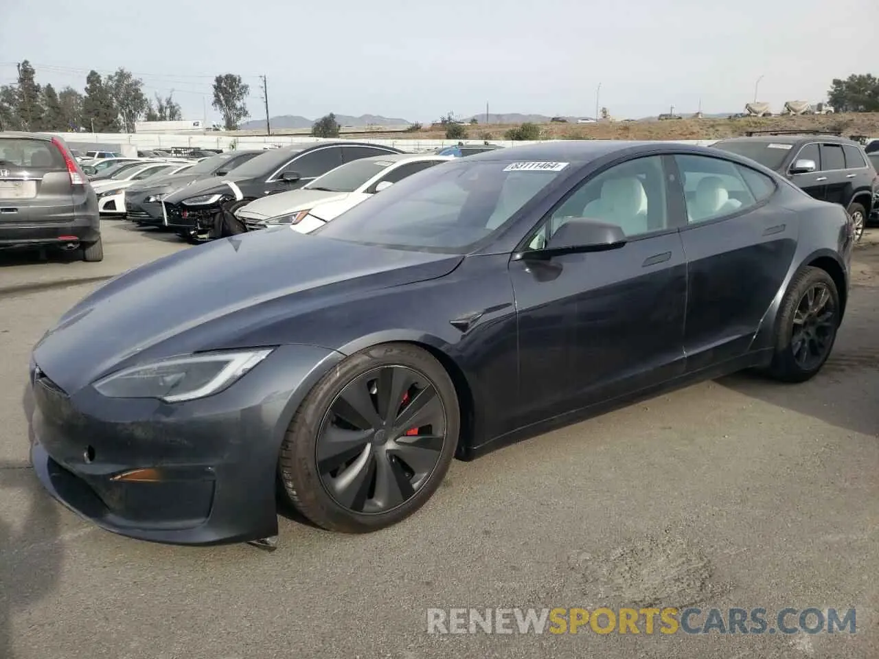 1 fotografías del automóvil dañado 5YJSA1E67PF528820 TESLA MODEL S 2023