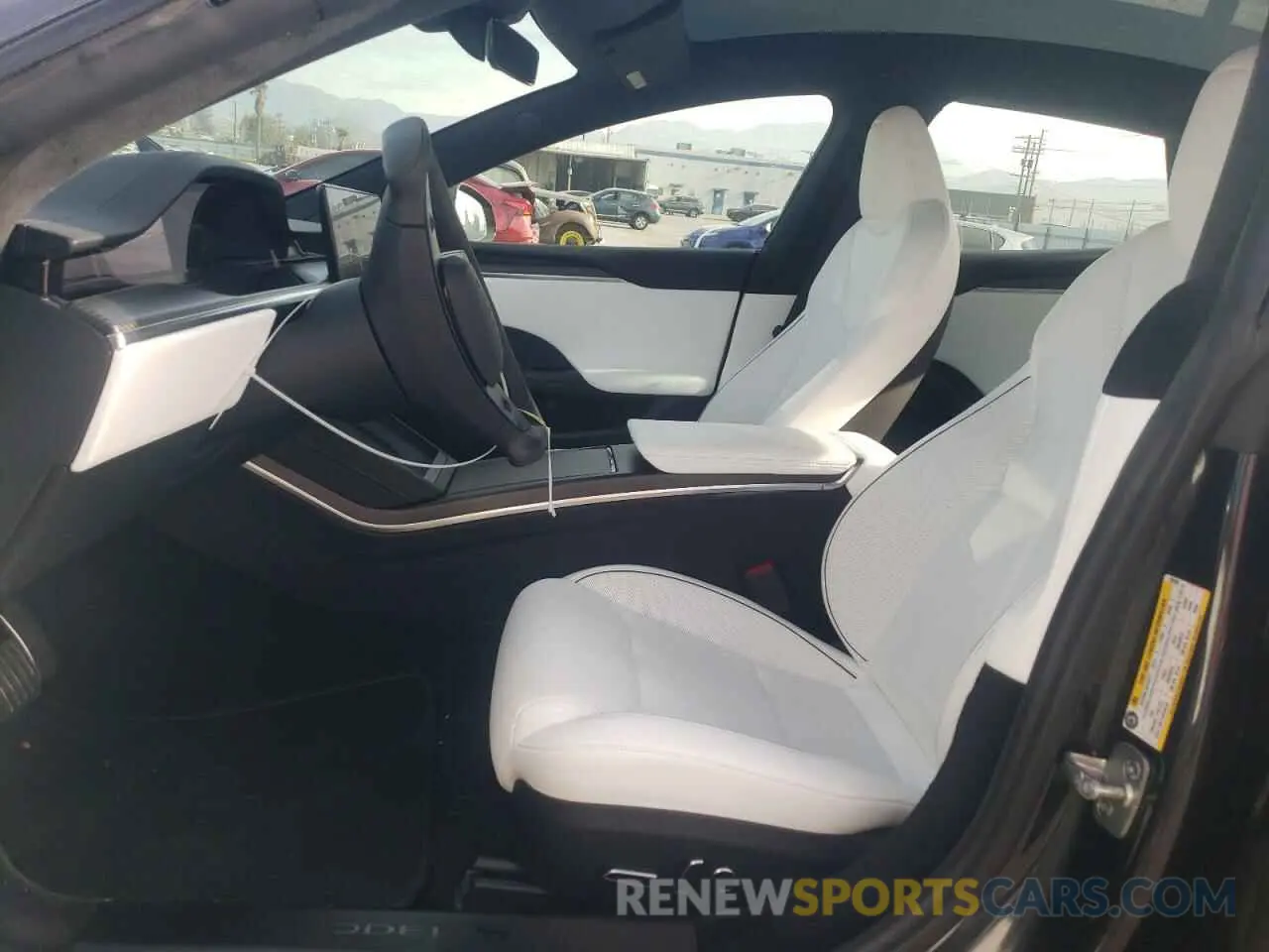 7 fotografías del automóvil dañado 5YJSA1E67PF528820 TESLA MODEL S 2023