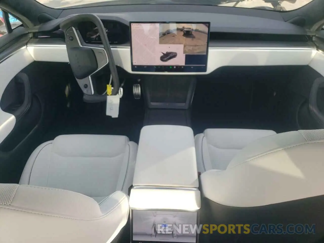 8 fotografías del automóvil dañado 5YJSA1E67PF528820 TESLA MODEL S 2023