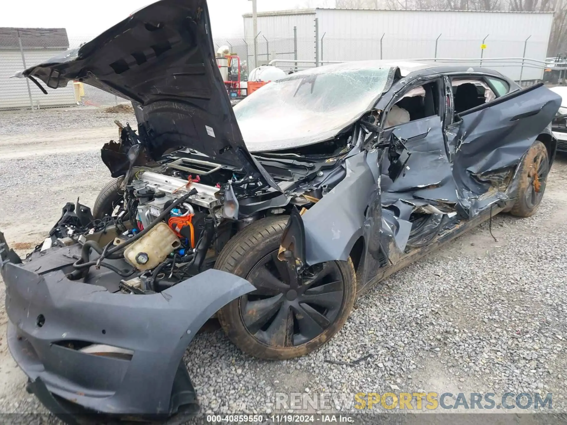 6 fotografías del automóvil dañado 5YJSA1E68PF499134 TESLA MODEL S 2023