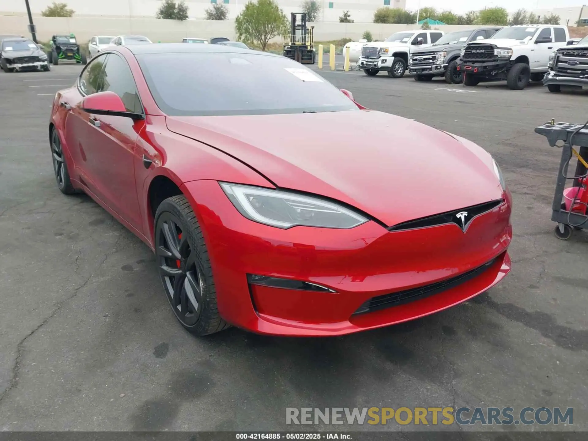 1 fotografías del automóvil dañado 5YJSA1E69PF510559 TESLA MODEL S 2023