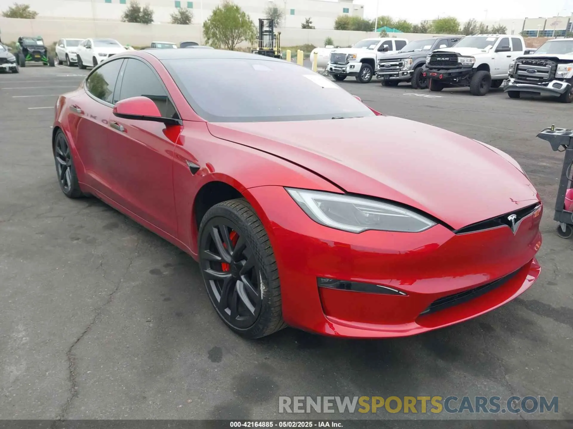 13 fotografías del automóvil dañado 5YJSA1E69PF510559 TESLA MODEL S 2023