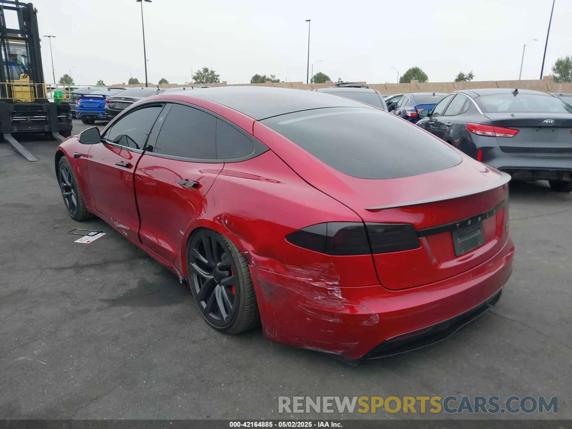 14 fotografías del automóvil dañado 5YJSA1E69PF510559 TESLA MODEL S 2023
