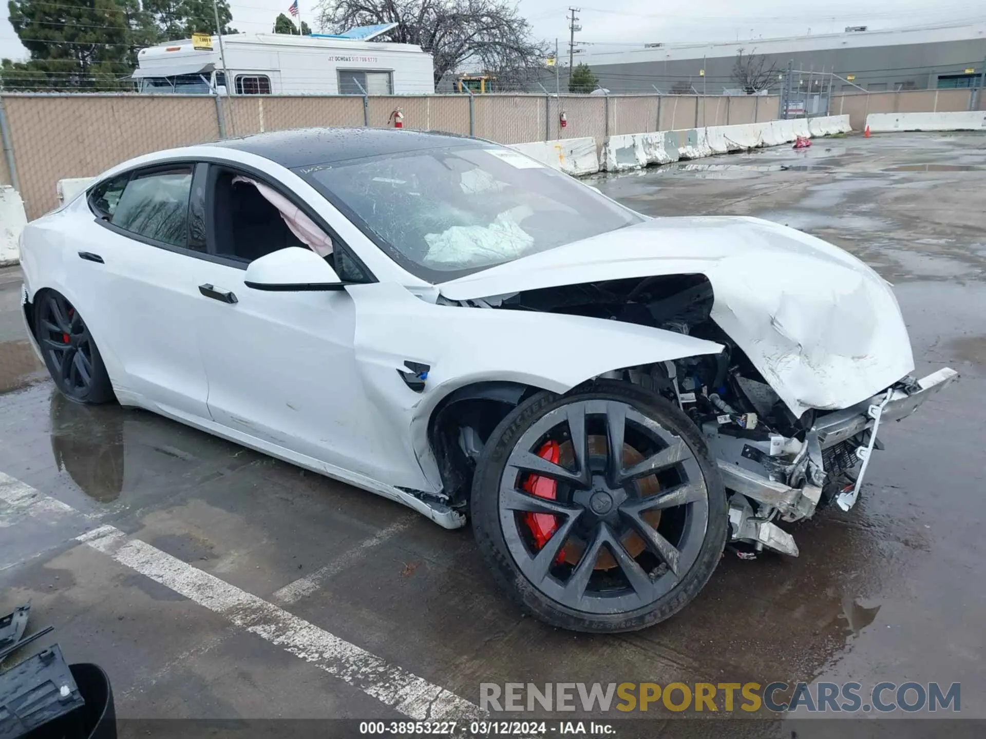 1 fotografías del automóvil dañado 5YJSA1E69PF521920 TESLA MODEL S 2023