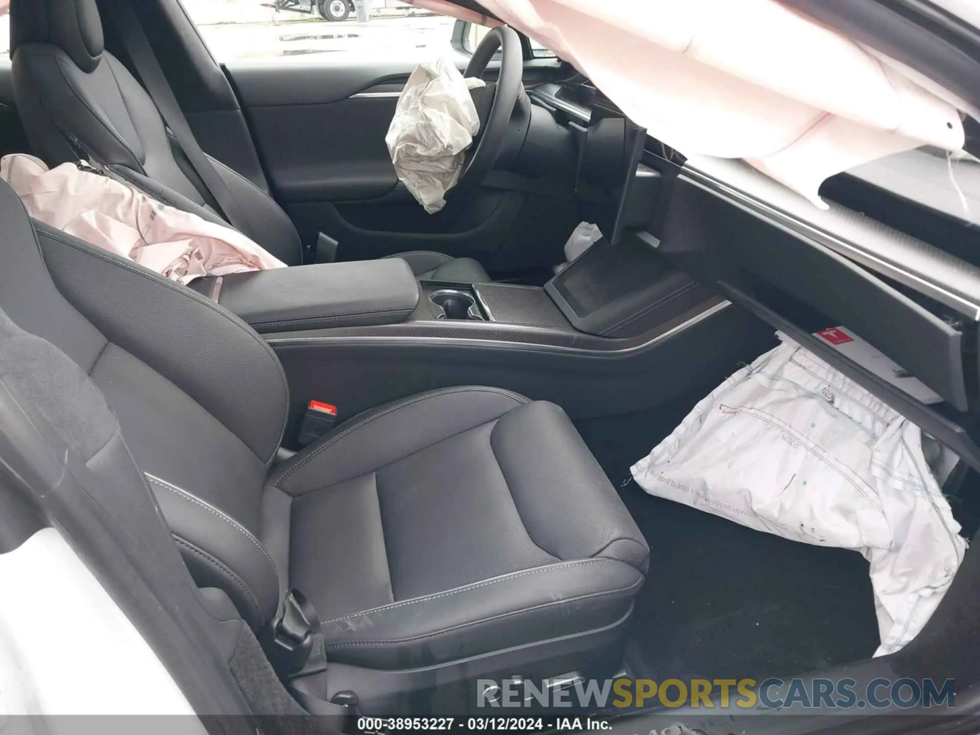 5 fotografías del automóvil dañado 5YJSA1E69PF521920 TESLA MODEL S 2023