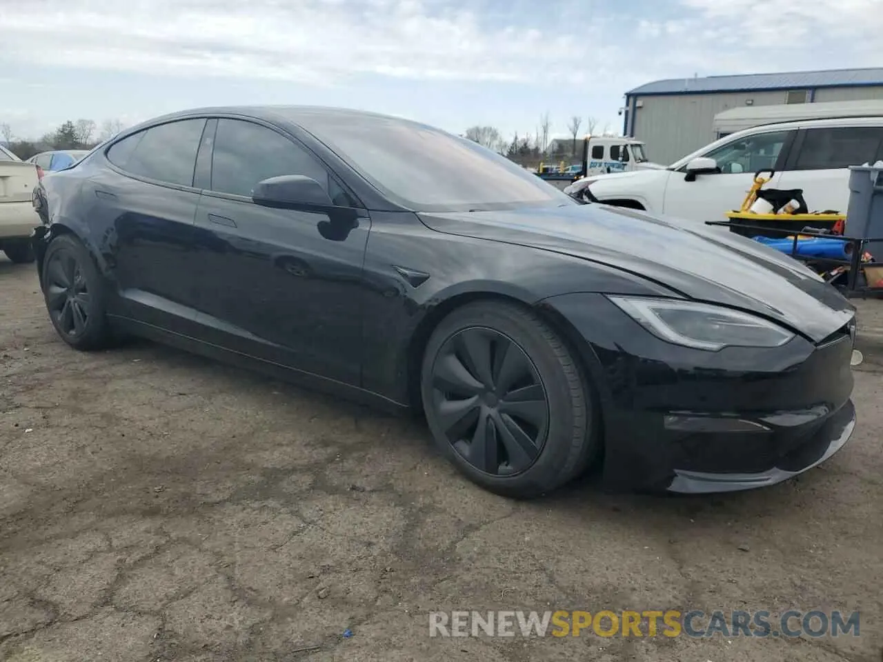 4 fotografías del automóvil dañado 5YJSA1E51RF533876 TESLA MODEL S 2024