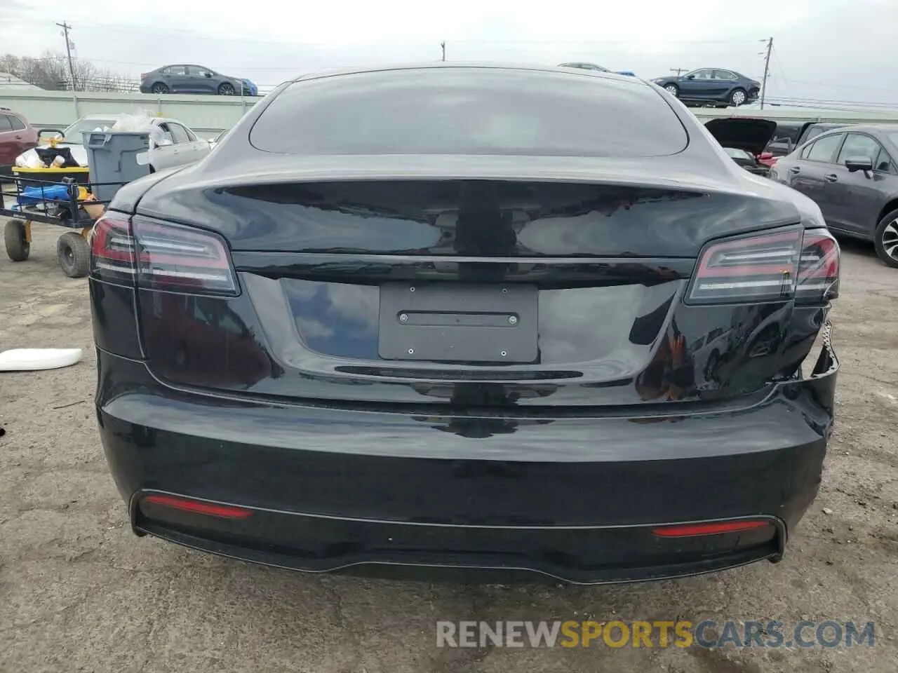 6 fotografías del automóvil dañado 5YJSA1E51RF533876 TESLA MODEL S 2024