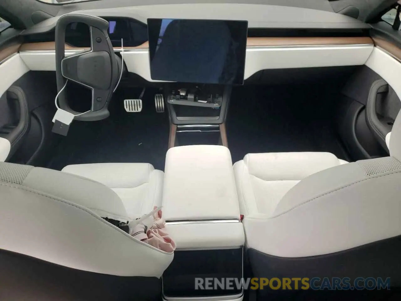 8 fotografías del automóvil dañado 5YJSA1E51RF533876 TESLA MODEL S 2024