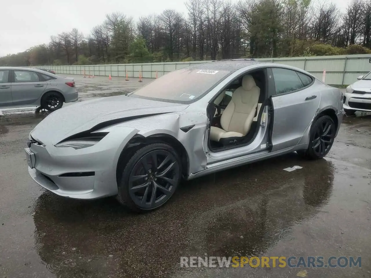1 fotografías del automóvil dañado 5YJSA1E53RF542174 TESLA MODEL S 2024