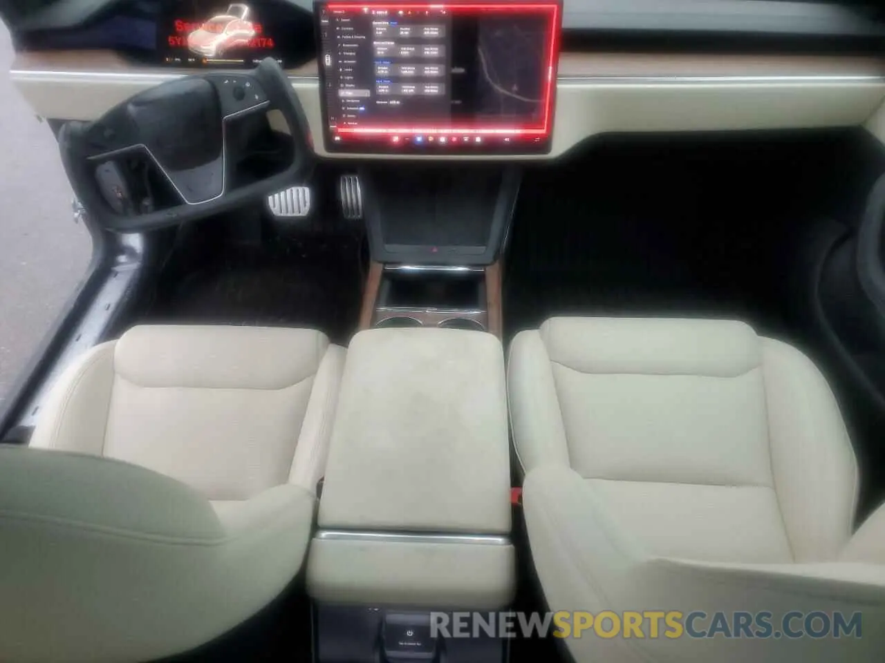 8 fotografías del automóvil dañado 5YJSA1E53RF542174 TESLA MODEL S 2024